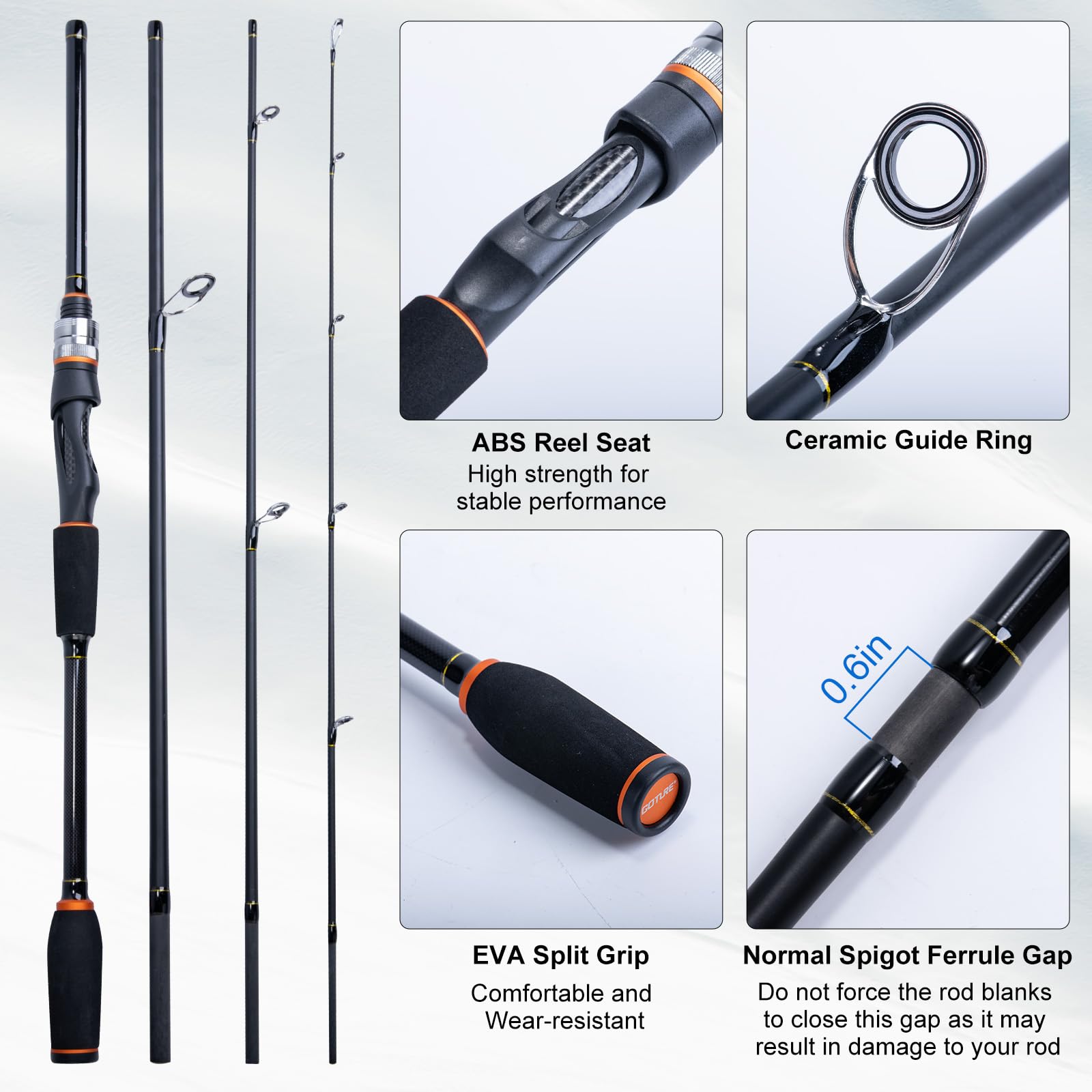 Goture Portable Spinning Fishi - Reel Bag review and price