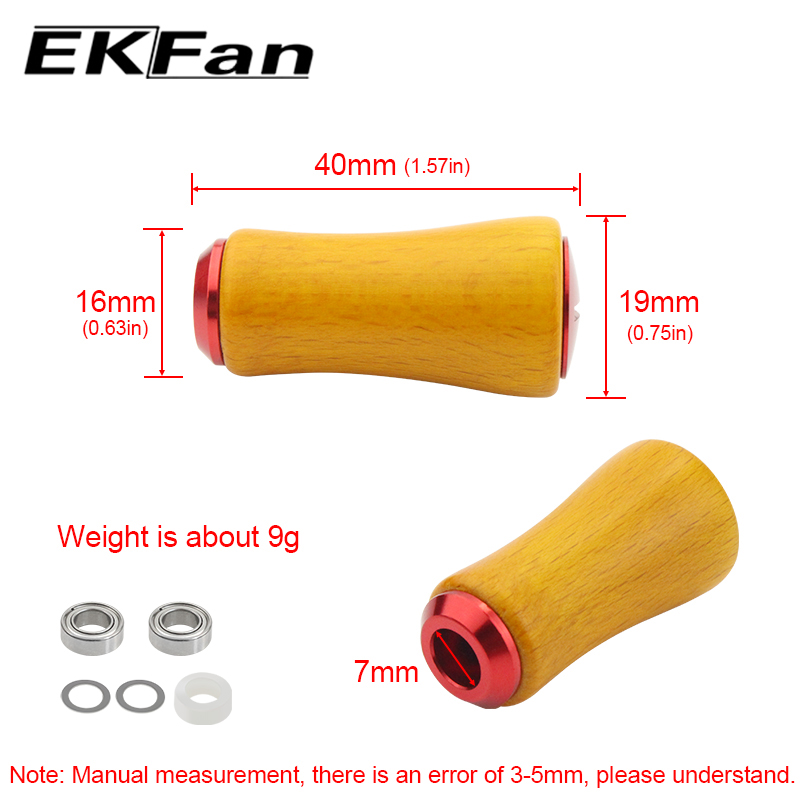 EKFan Birch wooden Spinning Ba - Spinning Reel review and price