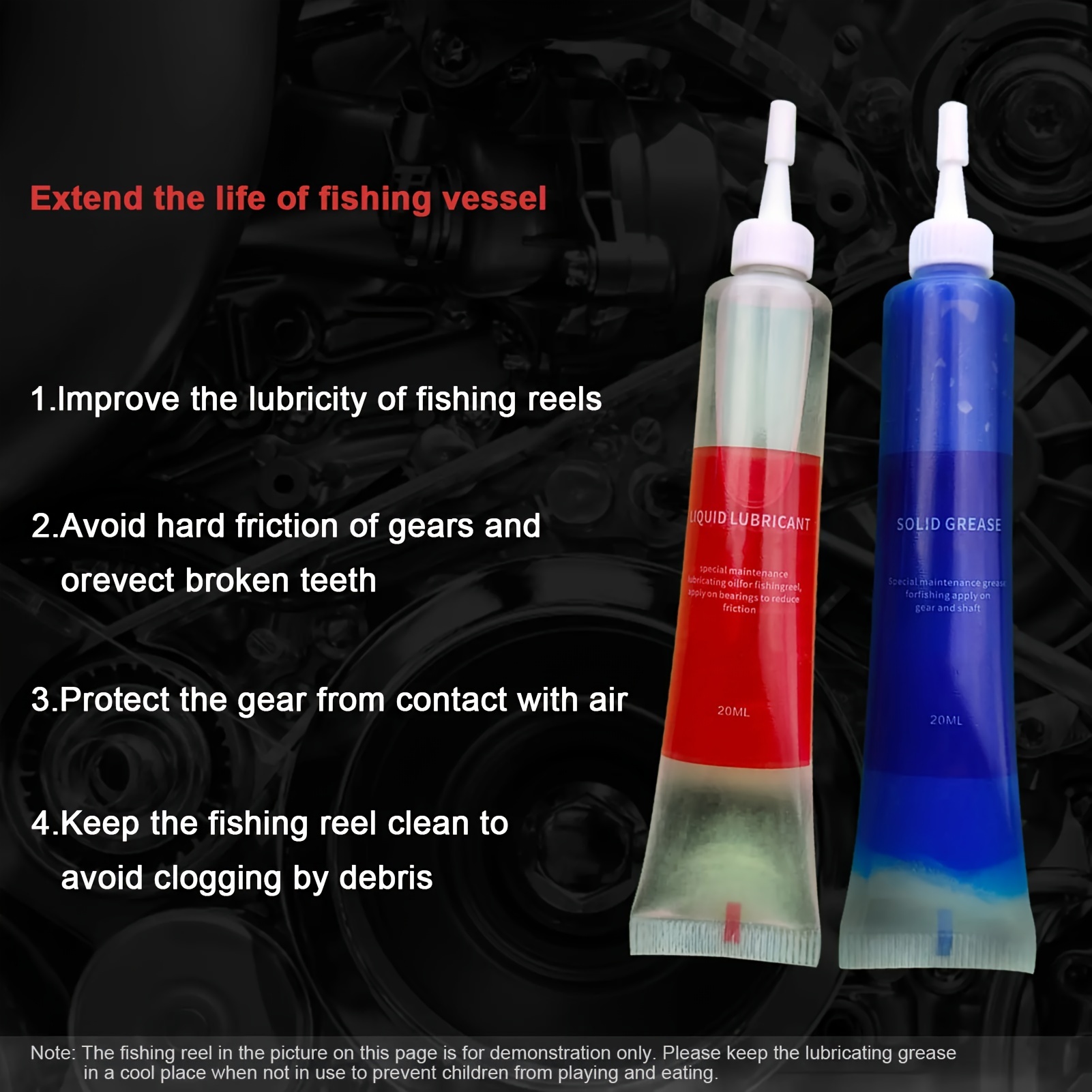 4pcs Fishing Wheel Maintenance - Reel Lubricant review and price